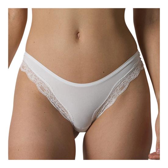 Women s Lace Trim Thong Low Rise Breathable Underwear S