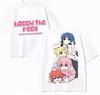 Bocchi the Rock! Anime Lover T-shirt Harajuku Cotton New Model Oversized Unisex High Street Retro Fashion Couples Comfortabl 1
