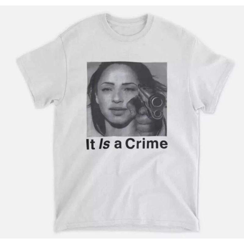 

Sade Henryjawnson It Is A Crime Shirt Henryjawnson It Is A Crime Graphic TShirt Graphic Short Aesthetic Clothes Harajuku S