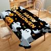 1pc Tablecloth Halloween Tablecloth, Featuring Pumpkin And Ghost Patterns, Suitable for Party Tables, Long Table Covers, And Console Table Holiday Dec