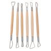 6Pcs Clay Sculpting Loops Rakes Tools Set Double Ended Pottery Modelling Shaping Craft Kit