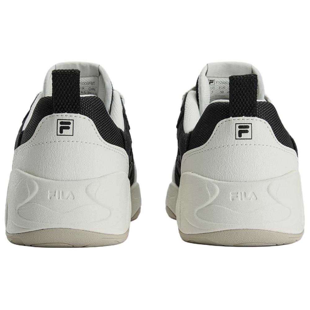 Fila MILANO Breathable Low Top Skateboard Shoes Women's Black White F12W623305FBT