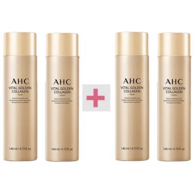 Vital Golden Collagen Toner 140mL + Lotion 140mL, 2 Sets