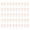 50 Pcs Crosses Shaped Paper Clips Metal Paperclips Bookmarks Office Clips Planner Clips Office Supplies for Student
