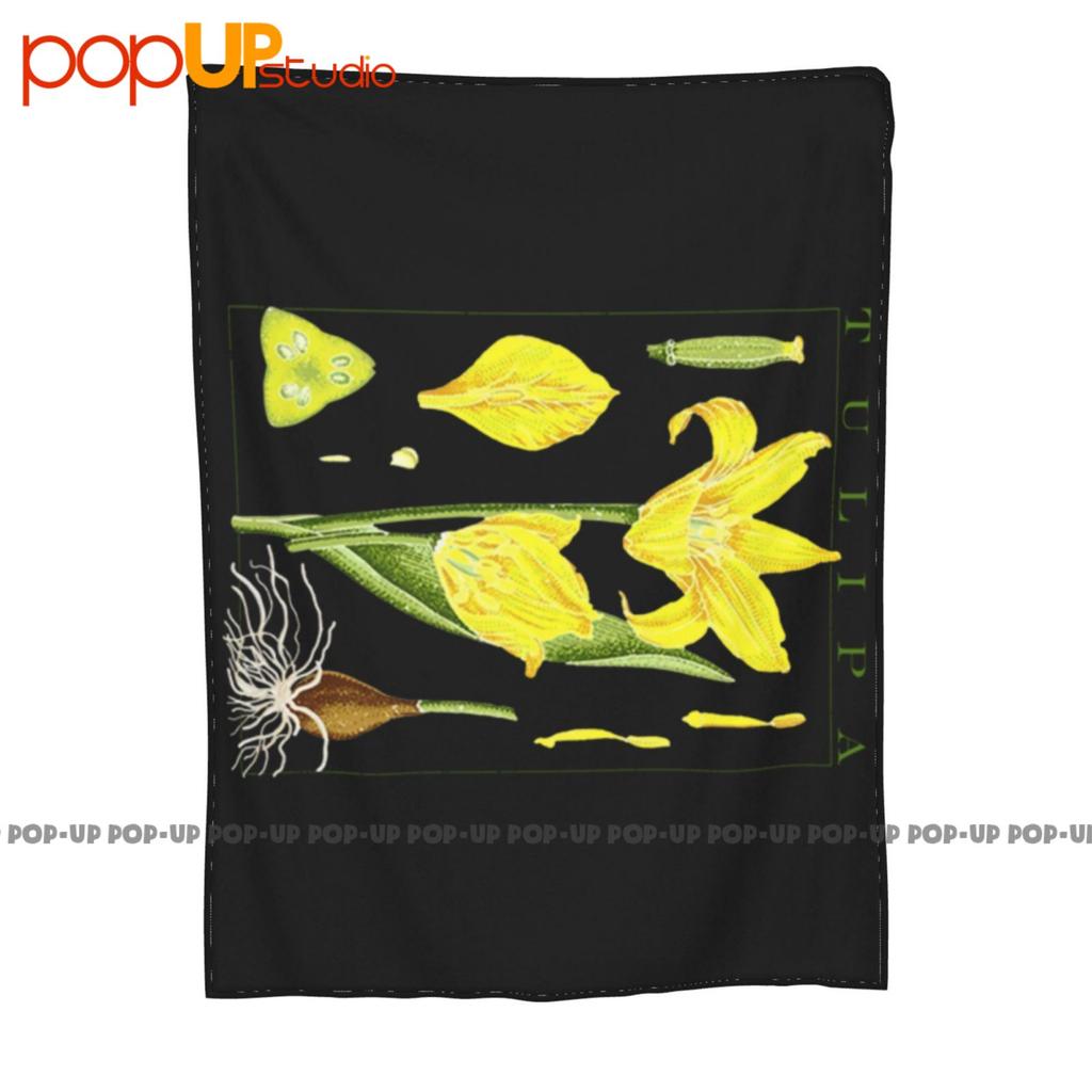 Tulip Botanical Garden Plant Print Art Botany Ultra-Soft Blanket Quilt Winter Sofa Cover Bed Covers