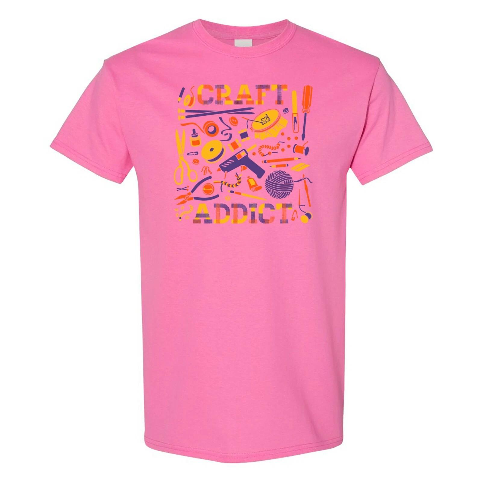 Craft Addict - Arts & Crafts Maker Project Yarn Tools Sewing T Shirt 3XL