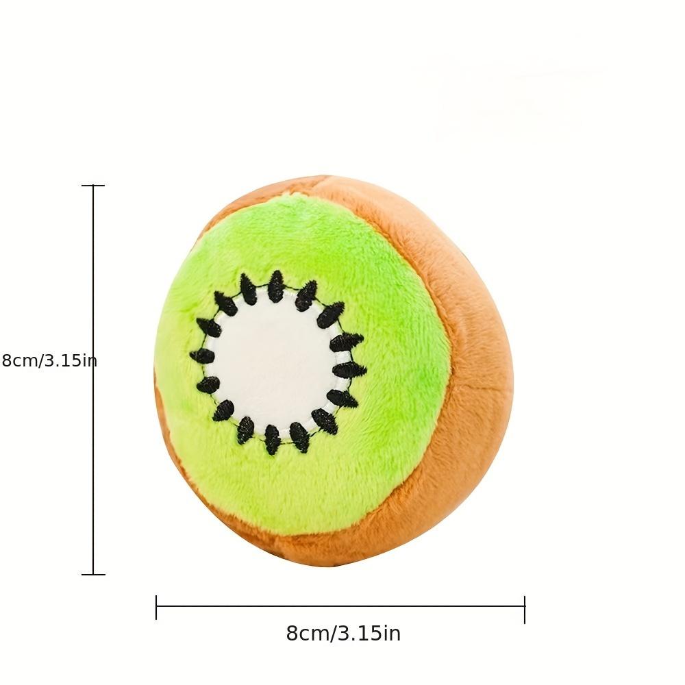 Avocado Shaped Squeaky Pet Toy, Plush Durable Chew Toy for Dogs & Cats, Interactive Sound Dog Toy for All Breed Sizes