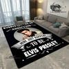 Tappeto Stampato Retro E-Elvis-Presley Tappeto per Soggiorno Camera da Letto Zerbino Antiscivolo Oggetti di Scena per Fotografia Tappeto Kawaii Regalo di Compleanno