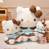 Hello Kitty Cocoa Tea Plush Doll - KT Cat Gift for Children