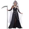 Halloween Witch Vampire Ghost Devil Cape Costume Adult Female Party Stage Performance Outfit