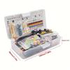 830 szt./pudełko DIY Project Starter Kit dla Arduino UNO R3 Zestaw elektroniczny DIY Zestaw elementów elektronicznych z punktami mocowania Płytka stykowa