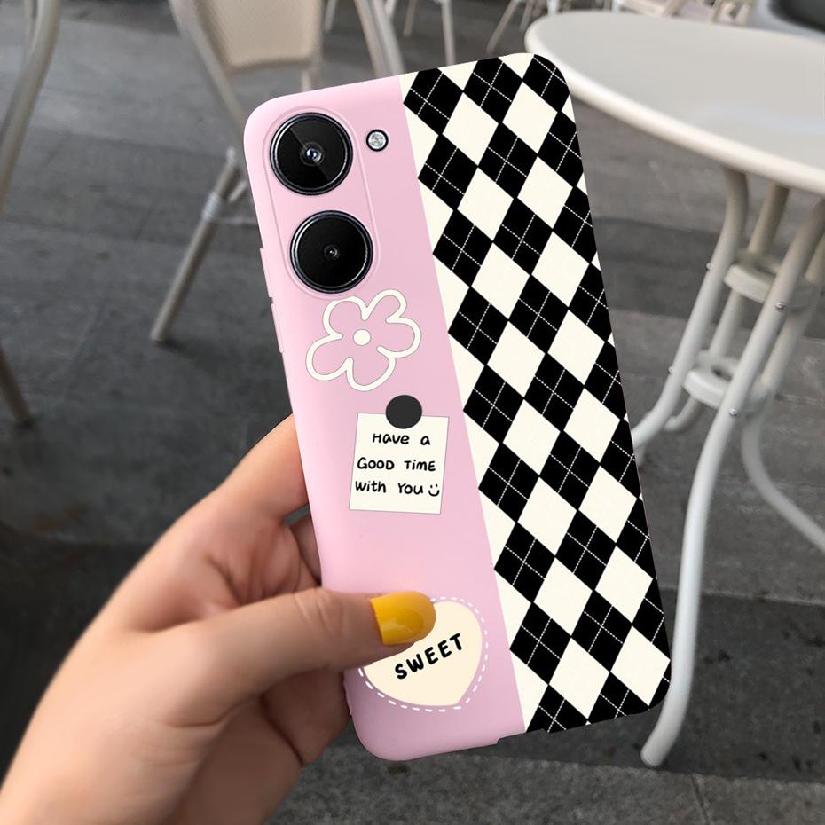 For Realme 10 2022 Lovely Printing Jelly Silicone Case For Realme10 RMX3630 Funda Realme 10 4G Soft TPU Phone Cases