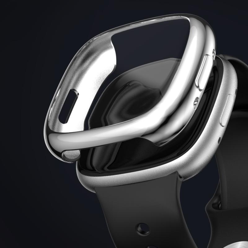 Shockproof Soft Case for FitbitVersa 4 Protector Bumper for Shell Full Protective Cover Ultra-Thin Scratch Resistant