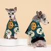 Cross-border Halloween Print Pet T-shirt for Small/Medium Dogs & Cats - Spring/Autumn Two-legged Casual Wear