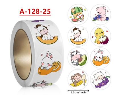 500Pcs Rolls  Kids Lnspirational Stickers Cute Animal Stickers Reward Stickers Kids Stickers Wholesale Self-Adhesive Labels