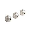 Sterling Silver 999 Cake Bead DIY Jewelry Spacer - Cute Kawaii Shapes Bracelet Accessories