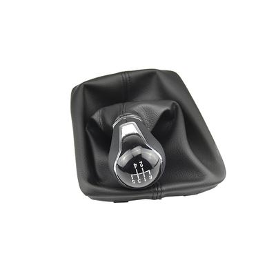 Car-Styling 5/6 Speed Gear Stick Shift Knob Level Leather Boot Fit For Seat Leon 5Doors 2012-