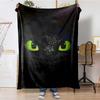 The Toothless and Light Fury Patterned Blankets Are Perfect for Beds or Other Occasions, Making Them A Perfect Gift Choice.