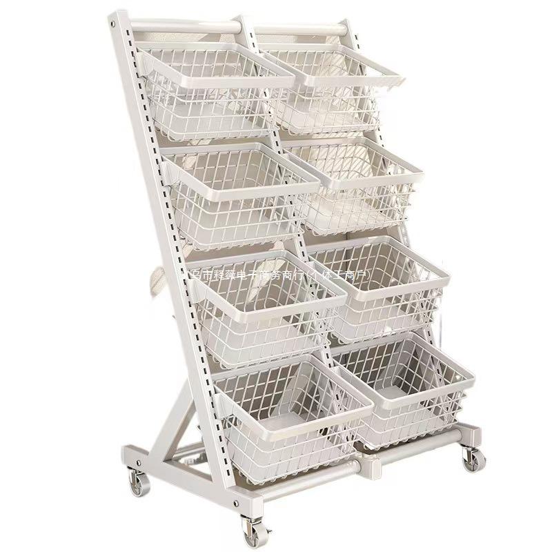 Estante de Armazenamento Multicamadas para Cozinha e Sala de Estar com Rodas para Legumes, Frutas, Louças e Lanches