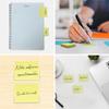 Notes autocollantes repositionnables - WAYTEX - Pack de 12 mini blocs - Jaune pastel - 5 x 4 cm