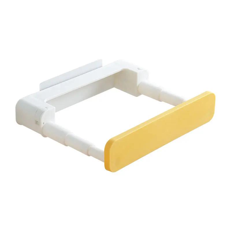 

Полка для хранения предметов домашнего обихода, сильная липкость, хорошая грузоподъемность, 2 цвета, держатель для хранения раковины для офиса жёлтый