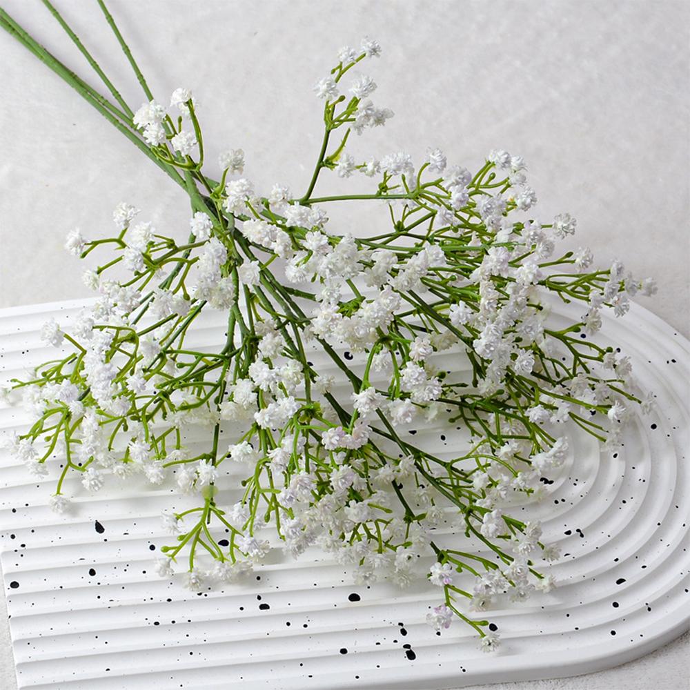 1/3/5pcs White Babysbreath Artificial Flowers Gypsophila DIY Bouquet Plastic Fake Flowers for Wedding Party Home Decoration