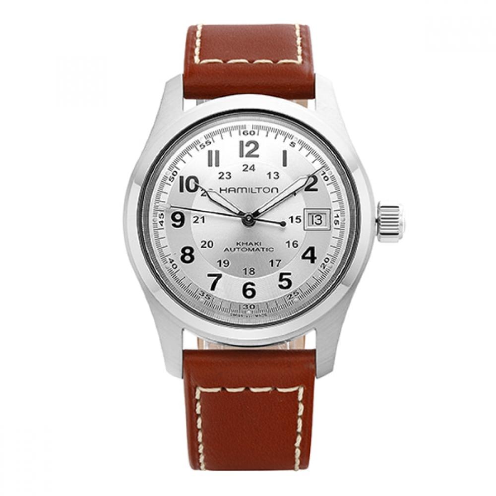 

Чоловічий шкіряний годинник Hamilton H70455553 Khaki Field S H70455553