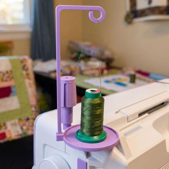Garnrollenhalter für Nähmaschine Stickgarnständer Nähgarnrollenständer Reduziert Verwicklungen und Wicklungen für Stickerei Quilten Basteln