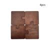 Wooden Block Coasters Heat-resistant Tabletop Use for Tea Sets Dining