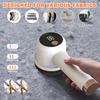 LED Digital Display Fabric Shaver 3 Speed Settings Safety Protection Smart Cordless Electric Lint Remover Garment Care Companion