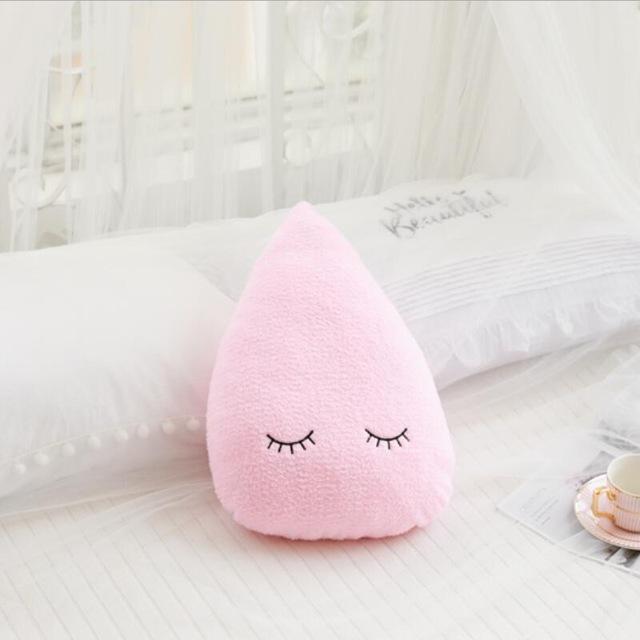 Stuffed Cloud Moon Star Raindrop Plush Pillow Soft Cushion Cloud Stuffed Plush Toys For Children Baby Kids Pillow Girl Gift