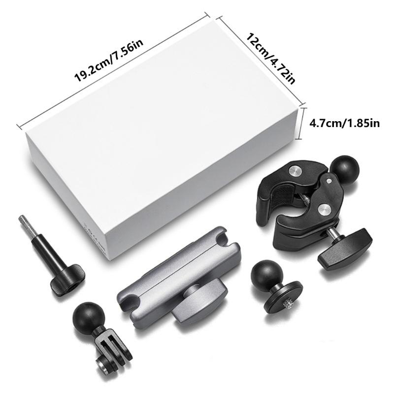 Aluminiumlegierung Autohalterung Saugfuß Autohalterung Kompatibel für Actionkamera Bequemes Tragen auf Reisen