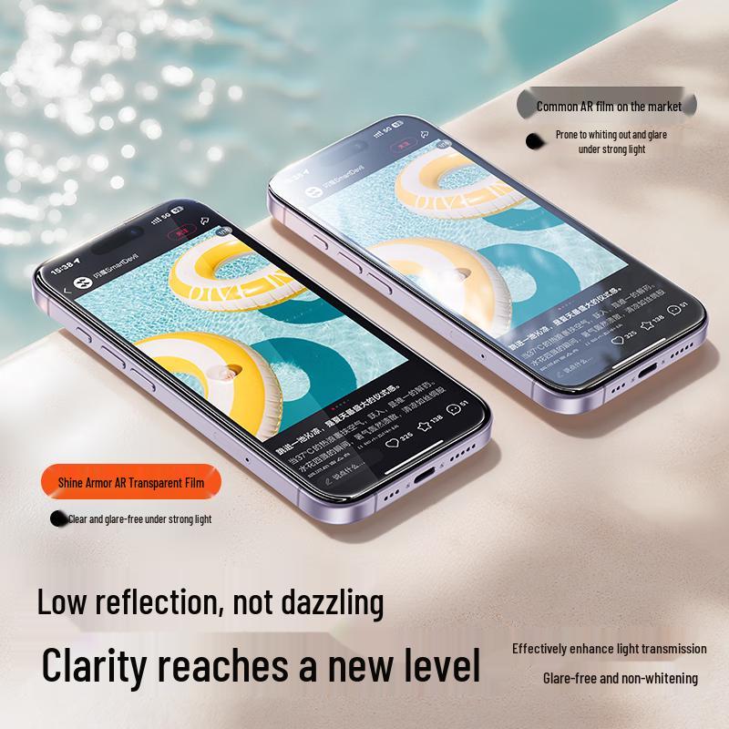 Shenmo iPhone 17 AR Anti-Reflective Tempered Glass Screen Protector