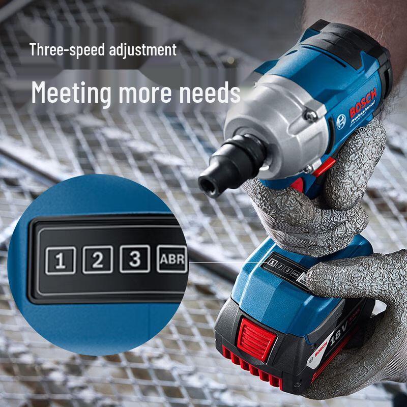 Bosch GDS 18V-350 Cordless Impact Wrench CN plug (adapter included)
