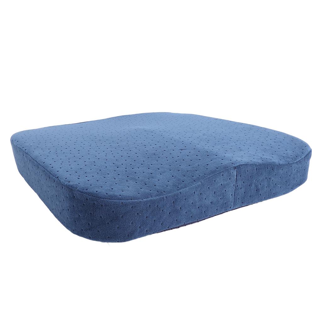 Memory Foam Seat Cushion Ergonomic W Shaped Comfortable Velvet Thicken Chair Cushion for Long Sittin