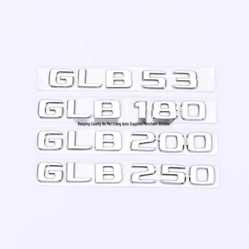 Mercedes GLB180/GLB220/GLB200 4MATIC Rear Tail Emblem Sticker