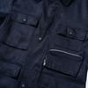 Edwardmax Linen & Cotton Utility City Jacket (Nv)