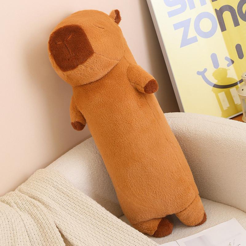 Plush Capybara Toy Stuffed Animal Pillow Relaxation Occasions Birthday Gift