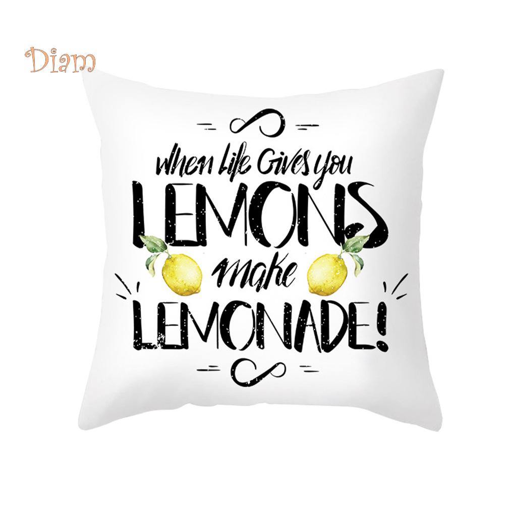 lemon pillow cases