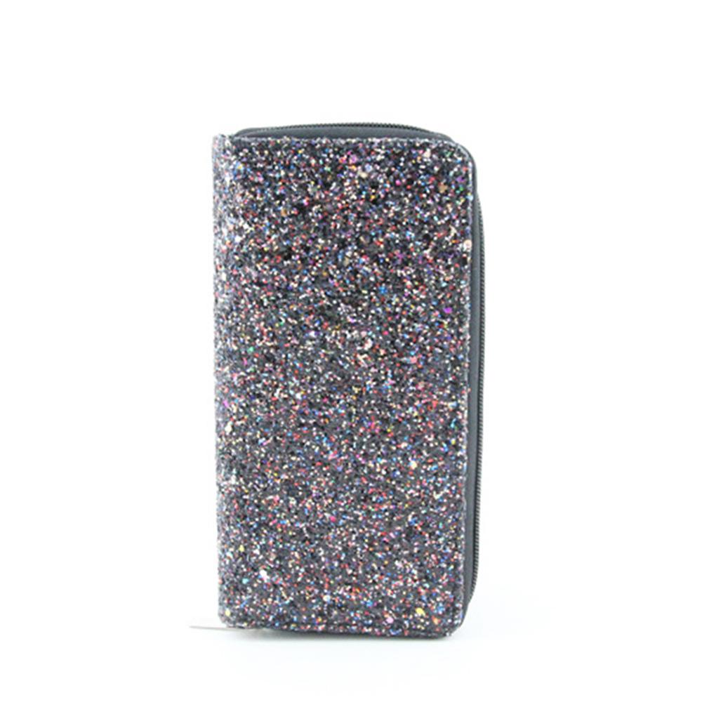 Generation New Laser Sequins Gradual Change Color Long Wallet Rainbow Clutch Wallet Wallet