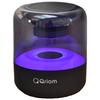 YAMAZEN QBS-120(B) Wireless Speaker, USB Rechargeable, Bluetooth, FM Radio, Built-in Speaker, 5-Color LED Light, Compact