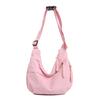 Dumpling Bag Women's Corduroy Messenger Bag Large Capacity Shoulder Bag Casual Women's Bag Simple Versatile Sports Commuter Backpack