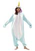 SAZAC Fleece Animal Kigurumi Narwhal