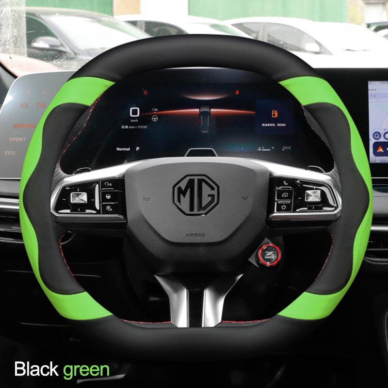 Car Steering Wheel Cover Wrap Holder for MG 5 7 Scorpio One Mulan 4 EV 2026 2026 Double D Type Steering-Wheel