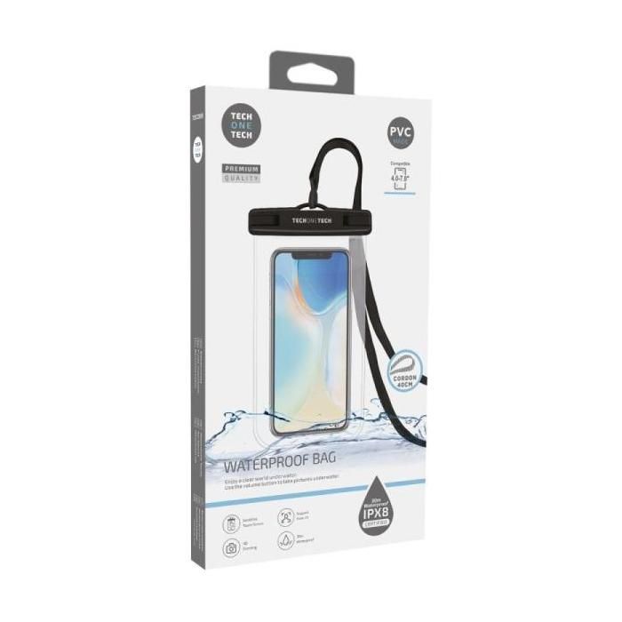 Funda Universal Impermeable para Smartphone Tech One Tech TEC2850- Hasta 7'