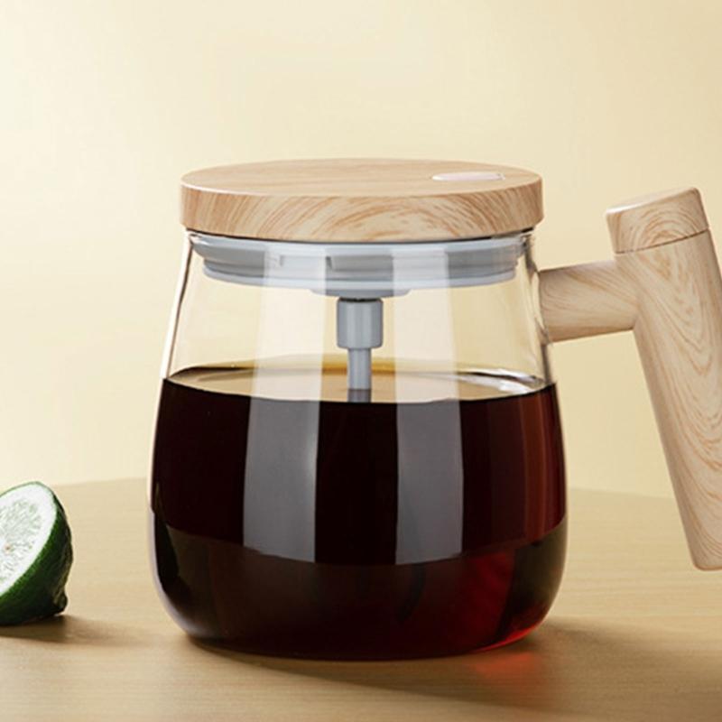 Waterproof Self Stirring Mug Portable Electric Stirring Coffee Cup Easy To Use