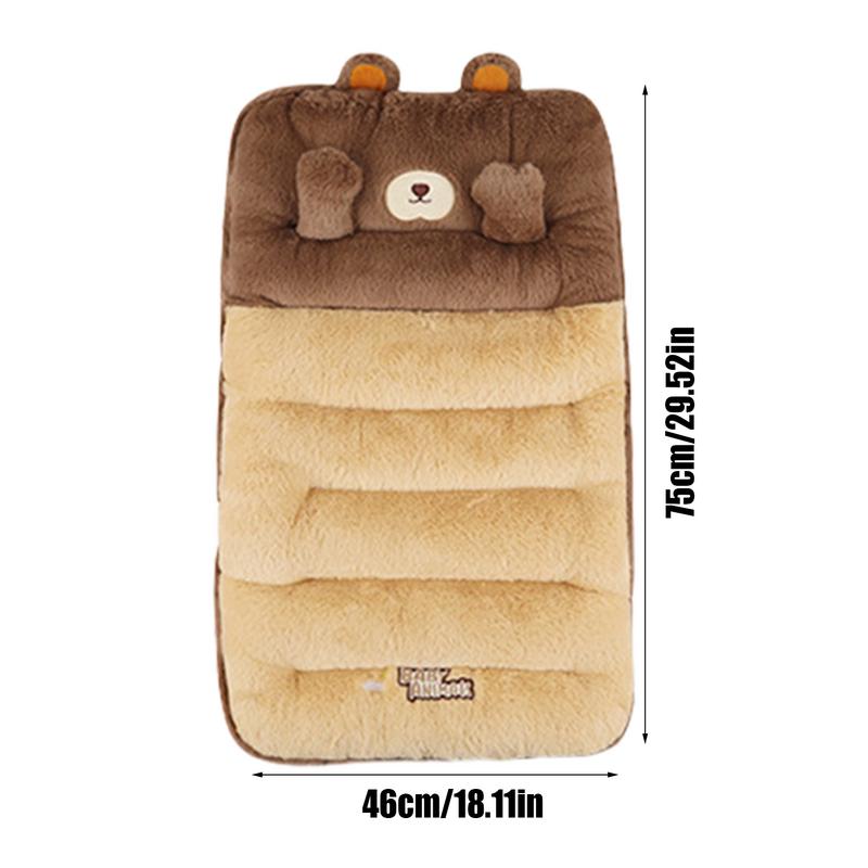 For  Auto Plush Car Seat Cushion Set Cartoon Front Warm Seat Cushion Set Comfort Seat Protector Pad Winter Protector For Truck