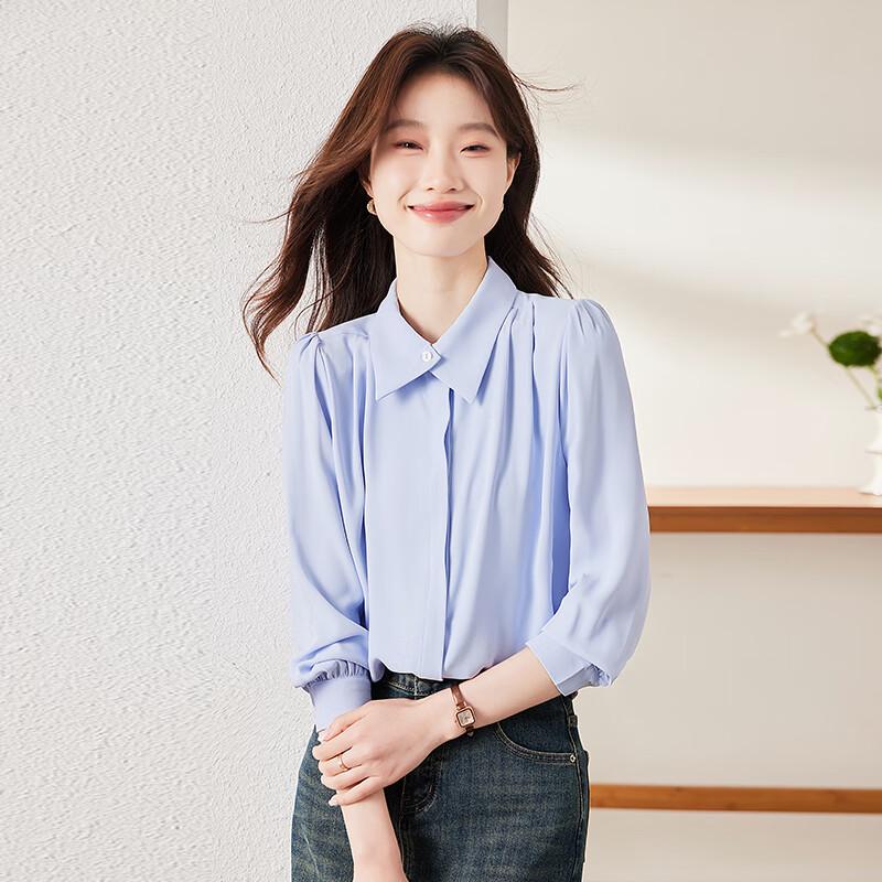 Women s Long-Sleeved Business Commuter Shirt M