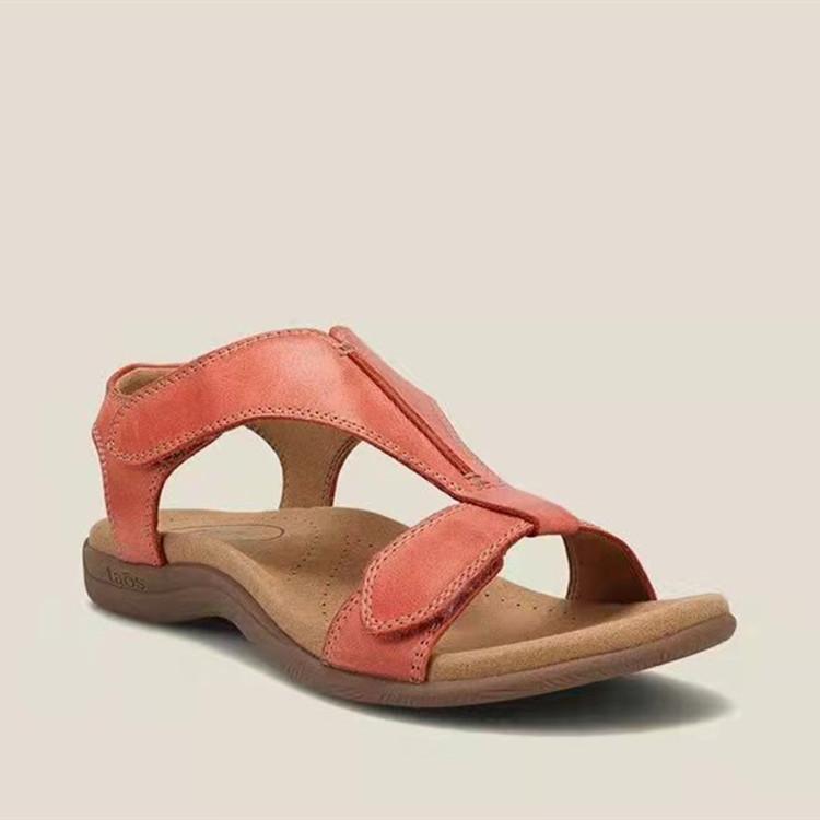 Nuove sandali con plateau taglia grande suola spessa tacco zeppa scarpe da donna fibbia a velcro con sandali a bocca di pesce