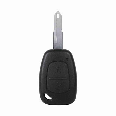Télécommande 2 Boutons Lame Vierge Non Taillée Coque Boîtier Fob Clé de Voiture Automatique Pour Renault